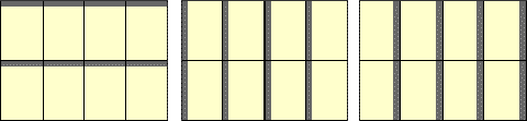 Ｂ7×8の、のりづけ位置の例